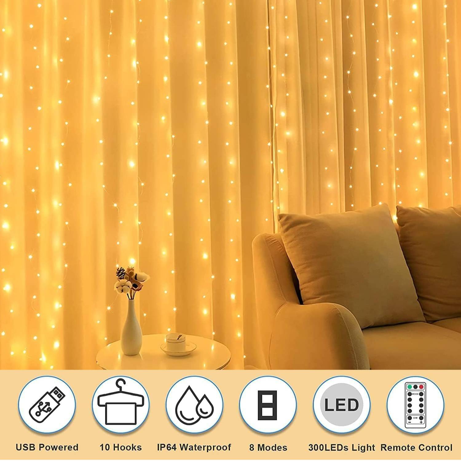 Fairy Curtain Lights: image 4