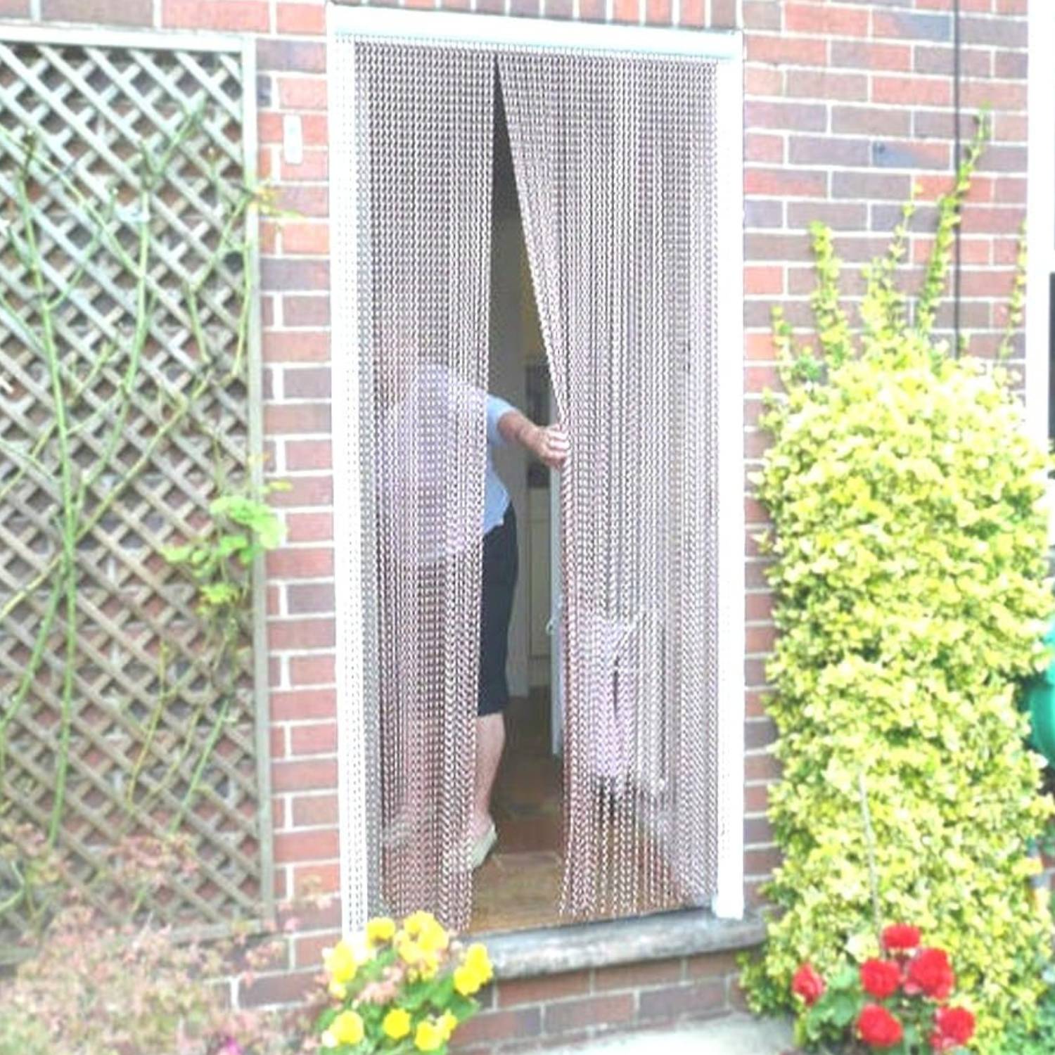 Chain Door Curtain - Black