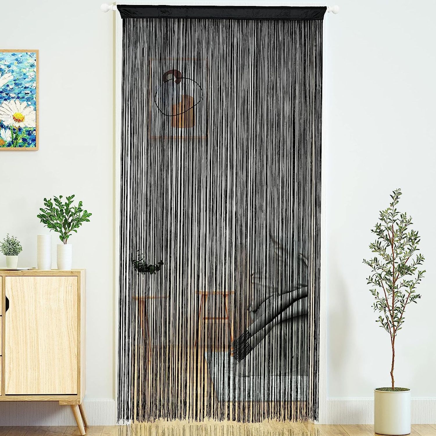 Door Curtain - Black: image 3