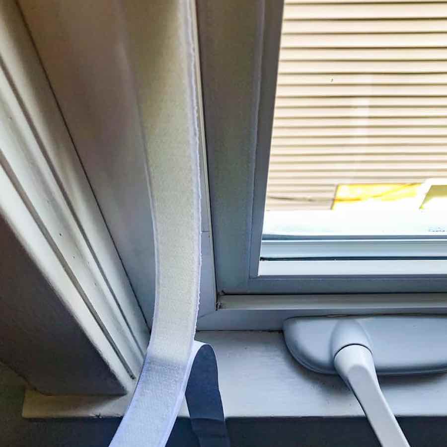 Adjustable Window Screens - Black, Standard Mesh (Grey), 39" x 39": photo 11