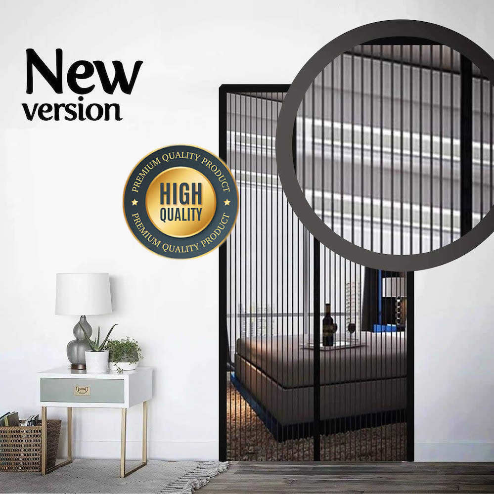 Magnetic Fly Screen Door,Summer Ventilation Keepaway From Mosquitoes Insectsautomatically Easy To Install Withoheavy Duty Mesh And Full Frame Velcro Fits Door 